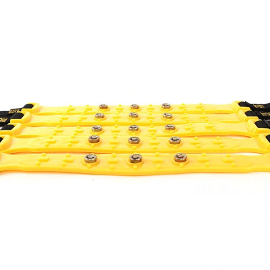 10pcs Car Snow Tyre Chains Belt Beef Tendon Anti-skid TPU Chain Big 235 and 295 Small 145 and 175