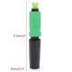 10pcs Green Ftth Embedded Quick Connector SC/APC Covered Wire Fiber Optic Connector APC 10pcs Green Ftth Embedded Quick Connector SC/APC Covered Wire Fiber Optic Connector APC