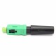 10pcs Green Ftth Embedded Quick Connector SC/APC Covered Wire Fiber Optic Connector APC 10pcs Green Ftth Embedded Quick Connector SC/APC Covered Wire Fiber Optic Connector APC