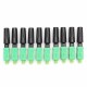 10pcs Green Ftth Embedded Quick Connector SC/APC Covered Wire Fiber Optic Connector APC 10pcs Green Ftth Embedded Quick Connector SC/APC Covered Wire Fiber Optic Connector APC