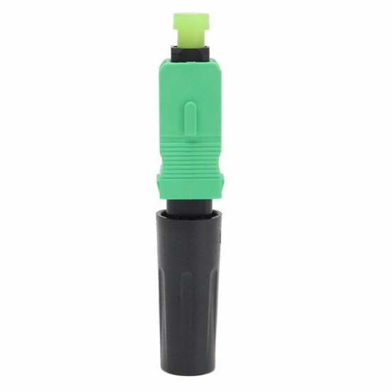 10pcs Green Ftth Embedded Quick Connector SC/APC Covered Wire Fiber Optic Connector APC 10pcs Green Ftth Embedded Quick Connector SC/APC Covered Wire Fiber Optic Connector APC
