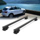 120cm Universal Aluminum Car Roof Rack Locking Cross Bars Anti Theft Lockable