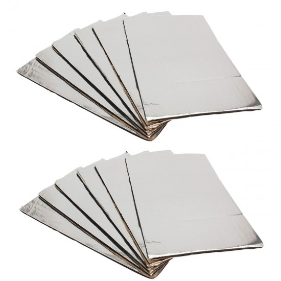 12PCS 14x20 5mm Sound Deadener Car Heat Shield Insulation Deadening Mat Sound Insulation Cotton 12PCS 14x20 5mm Sound Deadener Car Heat Shield Insulation Deadening Mat Sound Insulation Cotton