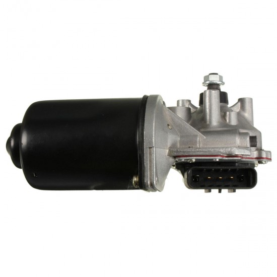 12V Black Front Wiper Windscreen Motor For Vauxhall Corsa C 1.0 2000-2006