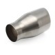 1Pc 7 Inch Length 3.5 Inch Outlet 2.36 Inch Inlet Stainless Exhaust Muffler Tip