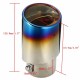 1Pcs Universal Car Auto Stainless Steel Exhaust Muffler Tailpipe Modification 1Pcs Universal Car Auto Stainless Steel Exhaust Muffler Tailpipe Modification