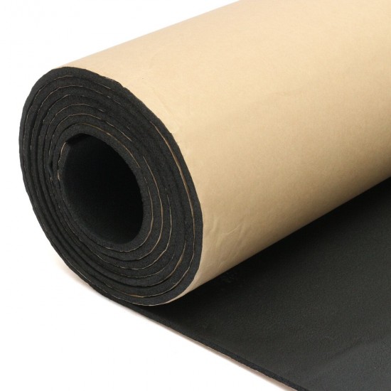 200X50cm Car Heat Sound Insulation Foam Adhesive Sound Absorbing Soundproof Cotton 5mm-30mm Thickness