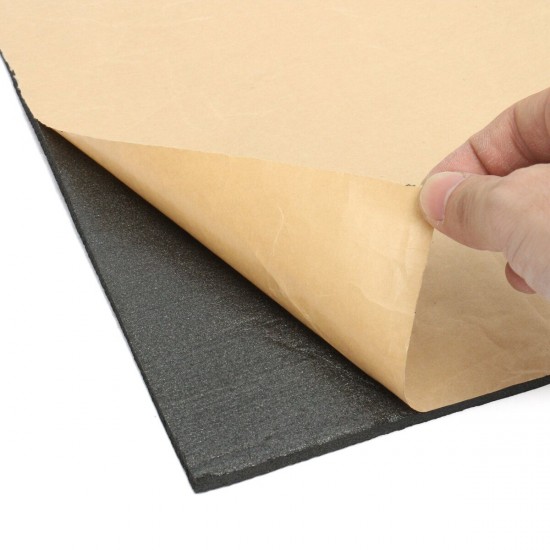 200X50cm Car Heat Sound Insulation Foam Adhesive Sound Absorbing Soundproof Cotton 5mm-30mm Thickness