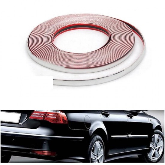 20mmX15m Chrome Universal Car Decor Trim Scratch Resistant Bar Molding Adhesive Strip 20mmX15m Chrome Universal Car Decor Trim Scratch Resistant Bar Molding Adhesive Strip