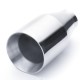 2.25inch Inlet 4inch Outlet 7inch Dual Wall Stainless Steel Exhaust Muffler Pipe Tip 2.25inch Inlet 4inch Outlet 7inch Dual Wall Stainless Steel Exhaust Muffler Pipe Tip