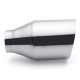 2.25inch Inlet 4inch Outlet 7inch Dual Wall Stainless Steel Exhaust Muffler Pipe Tip 2.25inch Inlet 4inch Outlet 7inch Dual Wall Stainless Steel Exhaust Muffler Pipe Tip