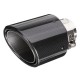 2.6 Inch 66 to 114mm Universal Carbon Fiber Car Auto Exhaust Pipe Tail Muffler End Tip