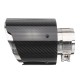 2.6 Inch 66 to 114mm Universal Carbon Fiber Car Auto Exhaust Pipe Tail Muffler End Tip 2.6 Inch 66 to 114mm Universal Carbon Fiber Car Auto Exhaust Pipe Tail Muffler End Tip