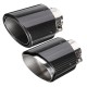 2.6 Inch 66 to 114mm Universal Carbon Fiber Car Auto Exhaust Pipe Tail Muffler End Tip 2.6 Inch 66 to 114mm Universal Carbon Fiber Car Auto Exhaust Pipe Tail Muffler End Tip