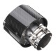 2.6 Inch 66 to 114mm Universal Carbon Fiber Car Auto Exhaust Pipe Tail Muffler End Tip 2.6 Inch 66 to 114mm Universal Carbon Fiber Car Auto Exhaust Pipe Tail Muffler End Tip