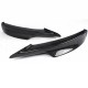 2PCS Carbon Fiber Board Front Bumper Splitter Lip for BMW E90 335i 328i LCI M-Tech Bumper