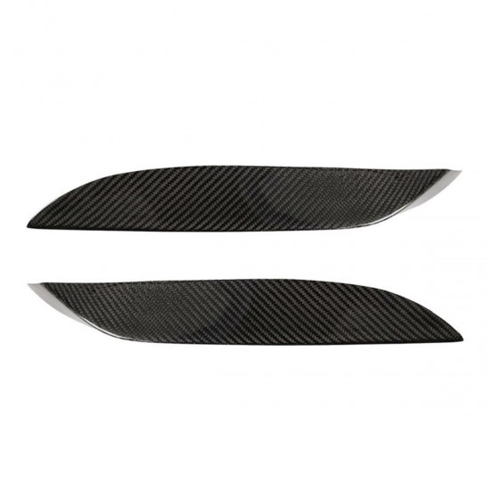 2PCS Front Bumper CF Carbon Fiber Board Upper Side Splitter Canards Lip Spoiler for BMW F80 M3 F82 F83 M4 2015-2018 2PCS Front Bumper CF Carbon Fiber Board Upper Side Splitter Canards Lip Spoiler for BMW F80 M3 F82 F83 M4 2015-2018