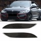 2PCS Front Bumper CF Carbon Fiber Board Upper Side Splitter Canards Lip Spoiler for BMW F80 M3 F82 F83 M4 2015-2018 2PCS Front Bumper CF Carbon Fiber Board Upper Side Splitter Canards Lip Spoiler for BMW F80 M3 F82 F83 M4 2015-2018