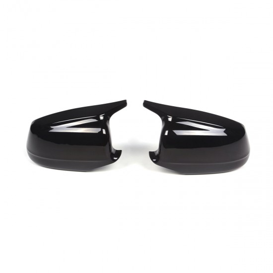 2PCS Gloss Rearview Wing Mirror Cover for BMW F10 F11 F18 5-Series Pre-LCI 10-13 2PCS Gloss Rearview Wing Mirror Cover for BMW F10 F11 F18 5-Series Pre-LCI 10-13