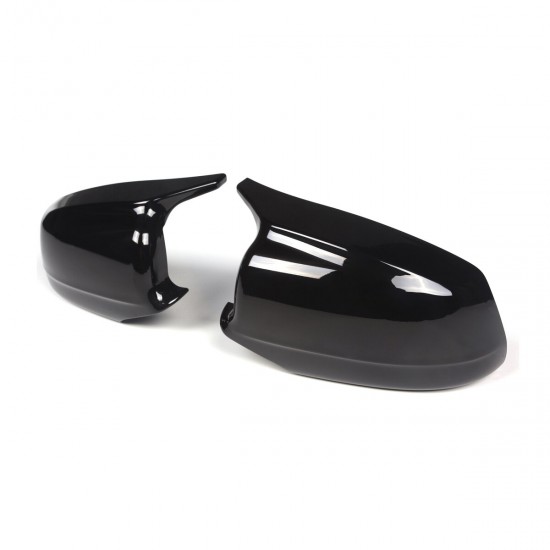 2PCS Gloss Rearview Wing Mirror Cover for BMW F10 F11 F18 5-Series Pre-LCI 10-13 2PCS Gloss Rearview Wing Mirror Cover for BMW F10 F11 F18 5-Series Pre-LCI 10-13
