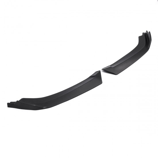 2PCS Matt Black Front Bumper Body Kit Splitter Aprons For For Honda Civic Sedan 4DR 2016-2018 2PCS Matt Black Front Bumper Body Kit Splitter Aprons For For Honda Civic Sedan 4DR 2016-2018