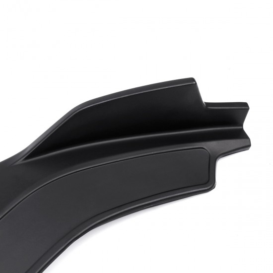 2PCS Matt Black Front Bumper Body Kit Splitter Aprons For For Honda Civic Sedan 4DR 2016-2018 2PCS Matt Black Front Bumper Body Kit Splitter Aprons For For Honda Civic Sedan 4DR 2016-2018