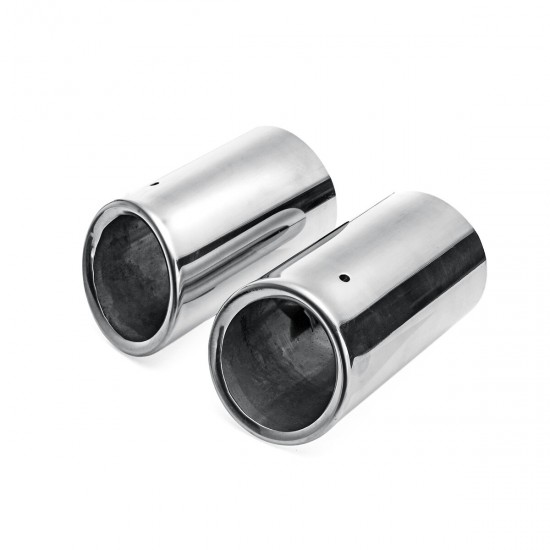 2PCS Stainless Steel Exhaust Pipe Muffler Tail Tip Pipe For Jaguar XE R Sport 2PCS Stainless Steel Exhaust Pipe Muffler Tail Tip Pipe For Jaguar XE R Sport