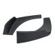 2Pcs 30x4 Inch Universal Fit Car Front Rear Bumper Protector Lip Splitters Winglets Canards