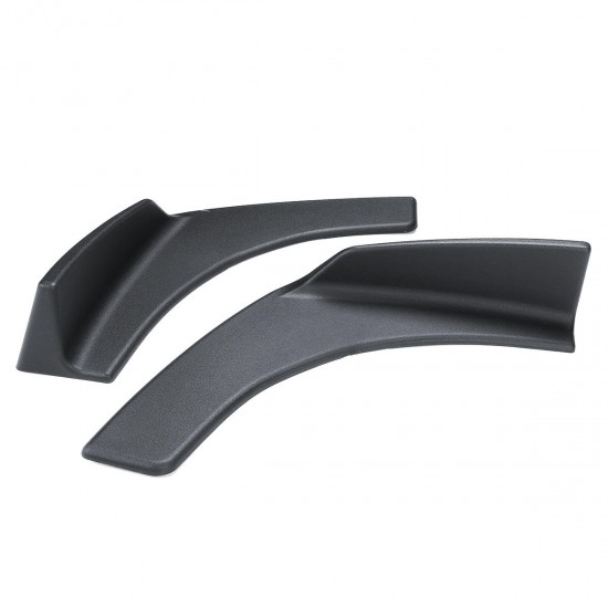 2Pcs 30x4 Inch Universal Fit Car Front Rear Bumper Protector Lip Splitters Winglets Canards 2Pcs 30x4 Inch Universal Fit Car Front Rear Bumper Protector Lip Splitters Winglets Canards