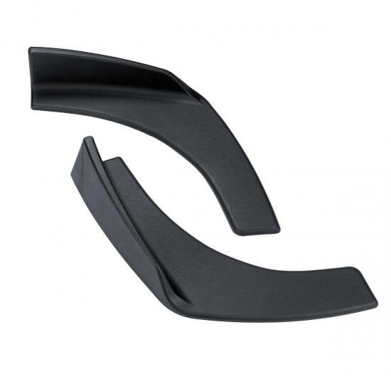 2Pcs 30x4 Inch Universal Fit Car Front Rear Bumper Protector Lip Splitters Winglets Canards 2Pcs 30x4 Inch Universal Fit Car Front Rear Bumper Protector Lip Splitters Winglets Canards