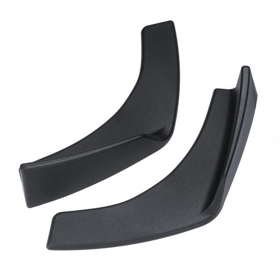2Pcs 30x4 Inch Universal Fit Car Front Rear Bumper Protector Lip Splitters Winglets Canards 2Pcs 30x4 Inch Universal Fit Car Front Rear Bumper Protector Lip Splitters Winglets Canards