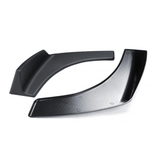 2Pcs 30x4 Inch Universal Fit Car Front Rear Bumper Protector Lip Splitters Winglets Canards 2Pcs 30x4 Inch Universal Fit Car Front Rear Bumper Protector Lip Splitters Winglets Canards