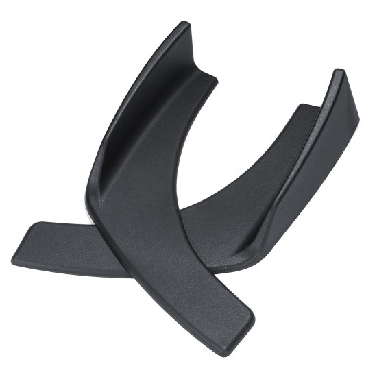 2Pcs 30x4 Inch Universal Fit Car Front Rear Bumper Protector Lip Splitters Winglets Canards 2Pcs 30x4 Inch Universal Fit Car Front Rear Bumper Protector Lip Splitters Winglets Canards