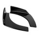 2Pcs Black Car Front Deflector Spoiler Splitter Diffuser Bumper Protector Canard Lip New 2Pcs Black Car Front Deflector Spoiler Splitter Diffuser Bumper Protector Canard Lip New