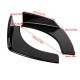 2Pcs Black Car Front Deflector Spoiler Splitter Diffuser Bumper Protector Canard Lip New