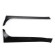 2Pcs Car Black Gloss Black Rear Window Side Spoiler Wing Canards Splitter For VW Golf 6 MK6 2008-2013