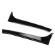 2Pcs Car Black Gloss Black Rear Window Side Spoiler Wing Canards Splitter For VW Golf 6 MK6 2008-2013