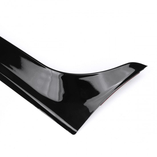 2Pcs Car Black Gloss Black Rear Window Side Spoiler Wing Canards Splitter For VW Golf 6 MK6 2008-2013