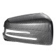 2Pcs Car Carbon Fiber Rearview Mirror Cover Caps for Mercedes W204 X204 W212 W221 C300 C218