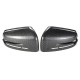 2Pcs Car Carbon Fiber Rearview Mirror Cover Caps for Mercedes W204 X204 W212 W221 C300 C218