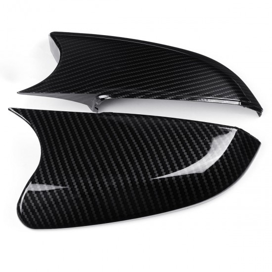 2Pcs Car Carbon Fiber Style Rear View Side Mirror Trim Cover Caps For Honda Civic 2016-18 2Pcs Car Carbon Fiber Style Rear View Side Mirror Trim Cover Caps For Honda Civic 2016-18