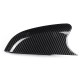 2Pcs Car Carbon Fiber Style Rear View Side Mirror Trim Cover Caps For Honda Civic 2016-18