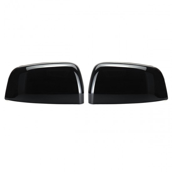 2Pcs Car Glossy Black ABS Side Mirror Cover Caps For Jeep Grand Cherokee 2011-2019 2Pcs Car Glossy Black ABS Side Mirror Cover Caps For Jeep Grand Cherokee 2011-2019