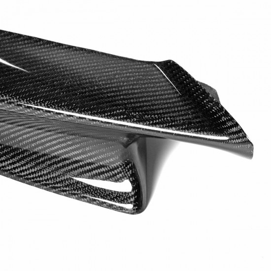 2Pcs Car Real Carbon Fiber Front Bumper Splitter Lip Left & Right For BMW E90 E92 E93 M3 2007-2013