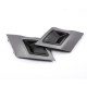 2Pcs Car Rear Bumper Exhaust Pipe Cover Trim Bumper Protector Gray Silver For Land Rover Discovery 2Pcs Car Rear Bumper Exhaust Pipe Cover Trim Bumper Protector Gray Silver For Land Rover Discovery