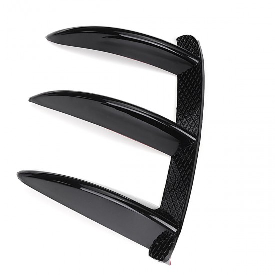 2Pcs Car Rear Bumper Protector Splitter Canard Refitting For Mercedes Benz W176 A200 A250 A260 A45 AMG