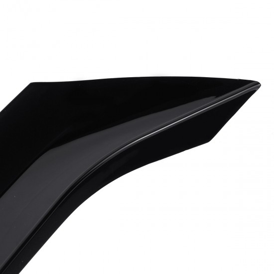 2Pcs Car Rear Side Window Canard Spoiler Air Splitter For VW Sharan 2011+