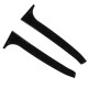 2Pcs Car Rear Window Side Spoiler Wing Canard Canards Splitter For VW Golf 6 MK6 GTI/GTR/GTD 08-13 2Pcs Car Rear Window Side Spoiler Wing Canard Canards Splitter For VW Golf 6 MK6 GTI/GTR/GTD 08-13