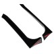 2Pcs Car Rear Window Side Spoiler Wing Canard Canards Splitter For VW Golf 6 MK6 GTI/GTR/GTD 08-13