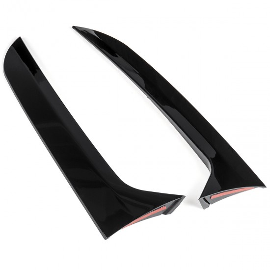 2Pcs Car Rear Window Side Spoiler Wing Canard Canards Splitter For VW Tiguan MK1 2007-2016